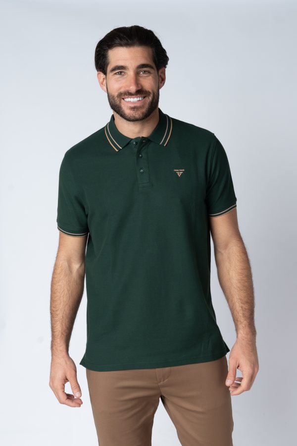 Άνδρικο Μπλουζάκι Polo Striped Collar MFG