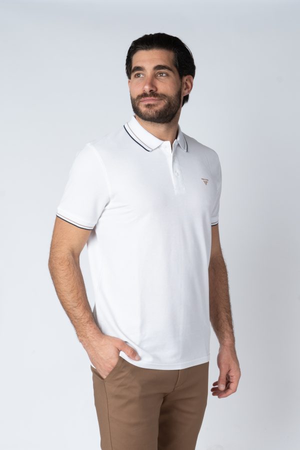 Άνδρικο Μπλουζάκι Polo Striped Collar MFG