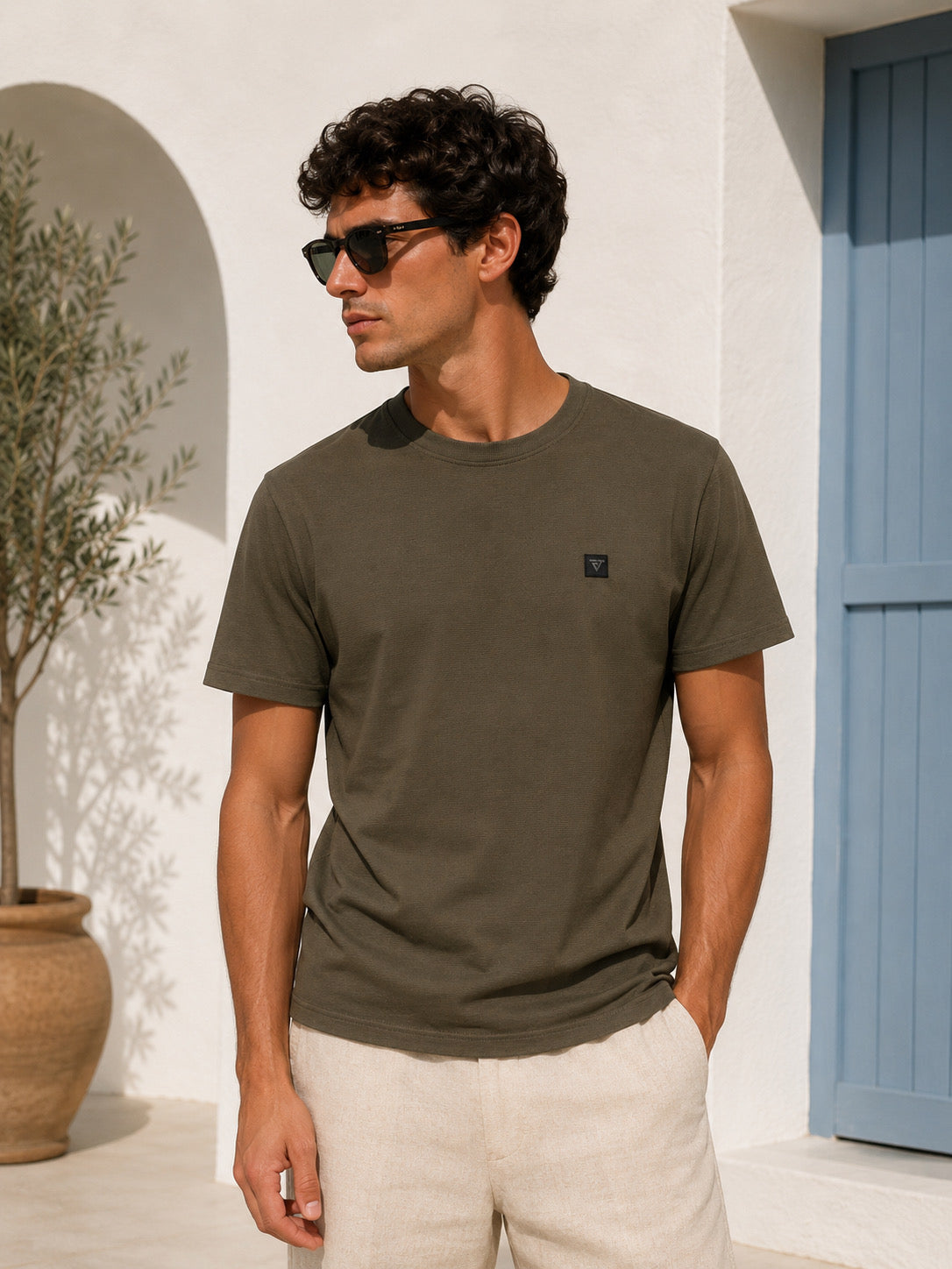 Ανδρικό T-shirt Waffle MFG
