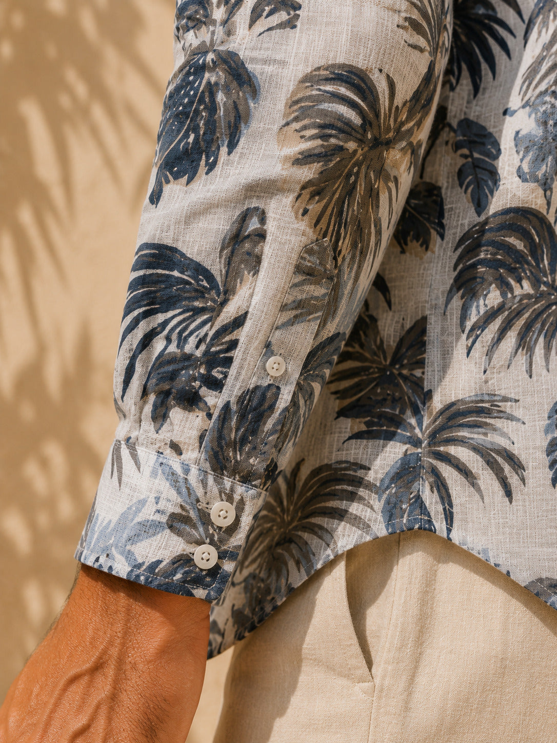 Ανδρικό Μακριμάνικο Πουκάμισο Earth Linen MFG