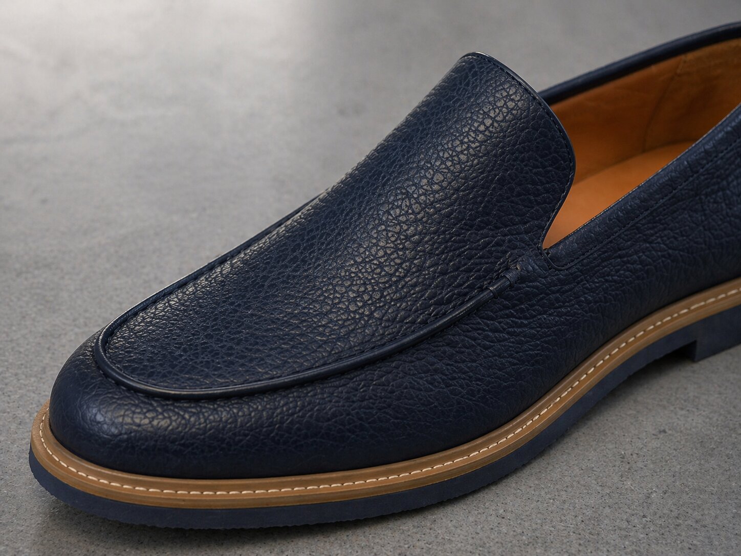 Ανδρικό Δερμάτινο Παπούτσι Loafer Crok MFG