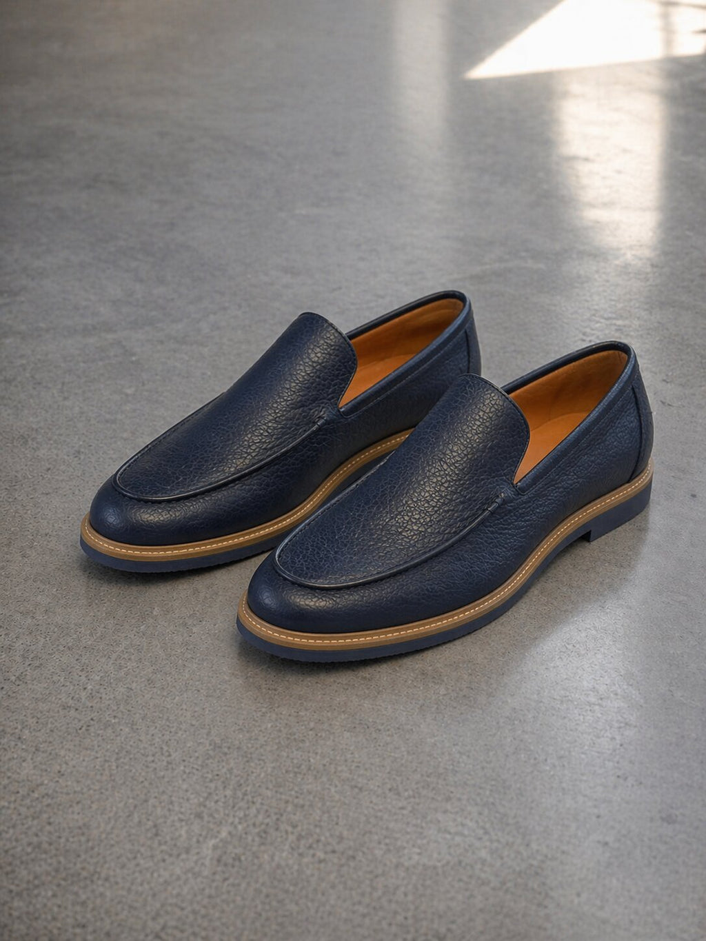 Ανδρικό Δερμάτινο Παπούτσι Loafer Crok MFG