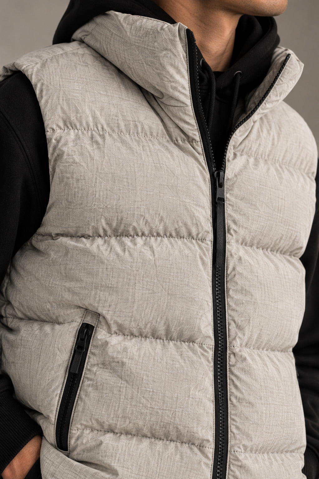 Ανδρικό Μπουφάν Αμάνικο Puffer Ice MFG