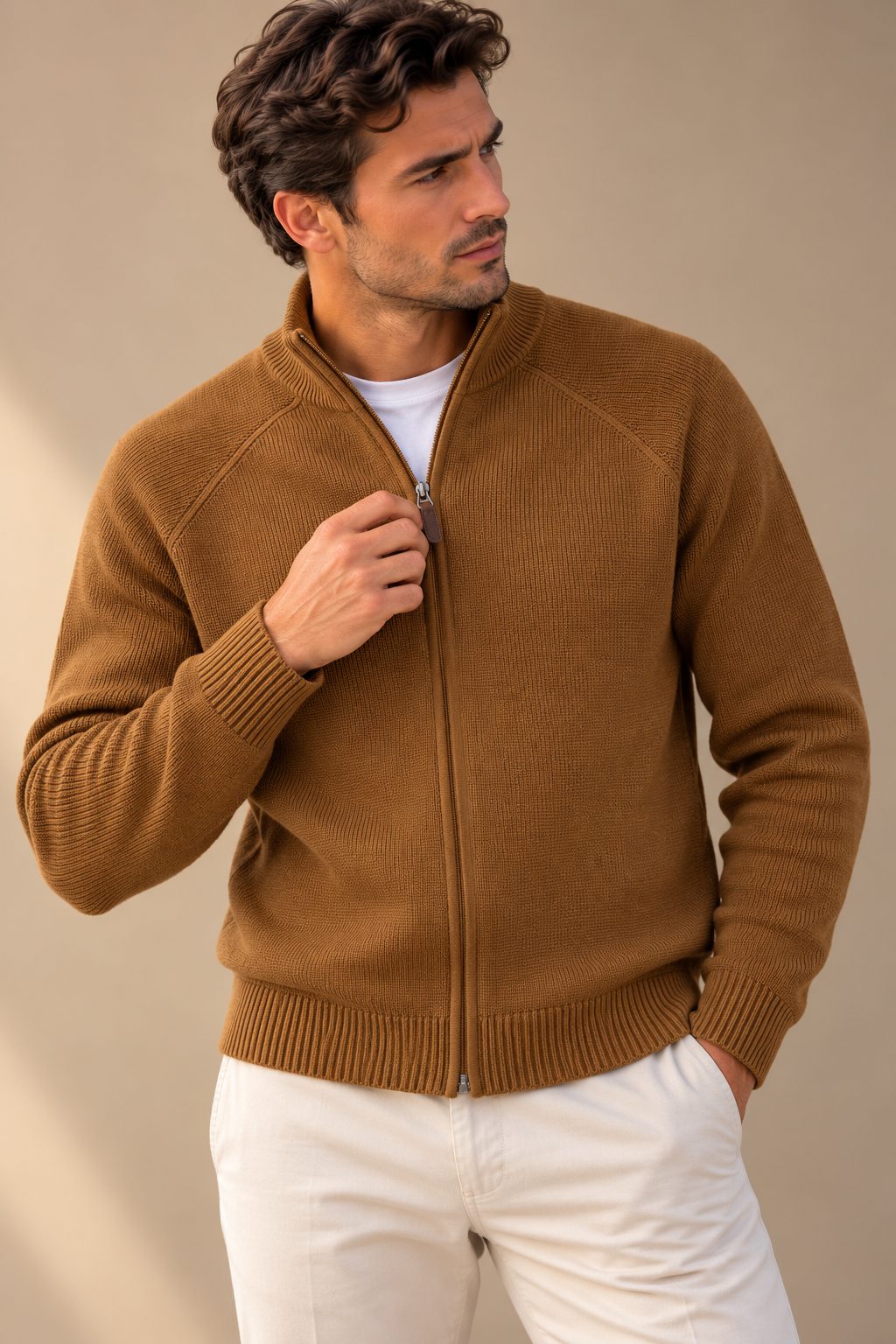 Ανδρική Ζακέτα πλεκτή Simple Knit MFG