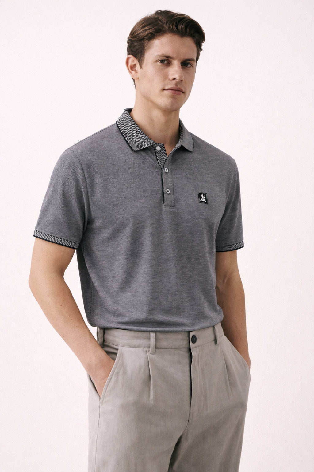 Ανδρικό Polo Ρίγα Melange MFG