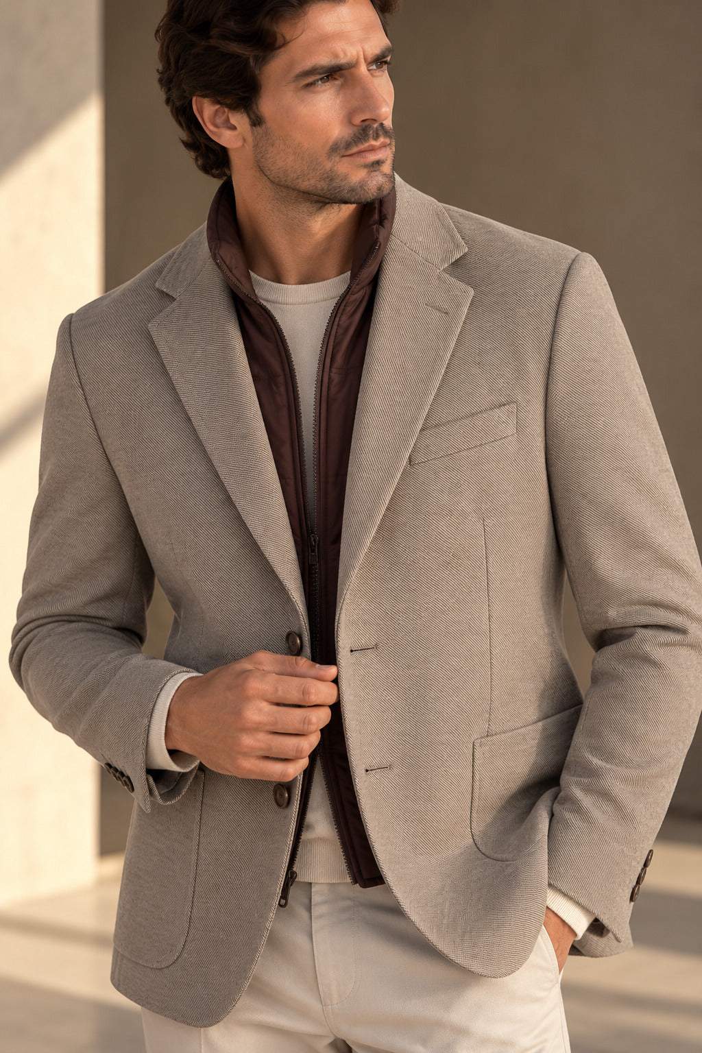 Ανδρικό Σακάκι FakeVest Sagre MFG