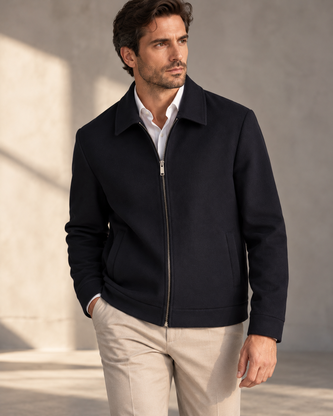 Ανδρικό Σακάκι Casual Μάλλινο Wool MFG