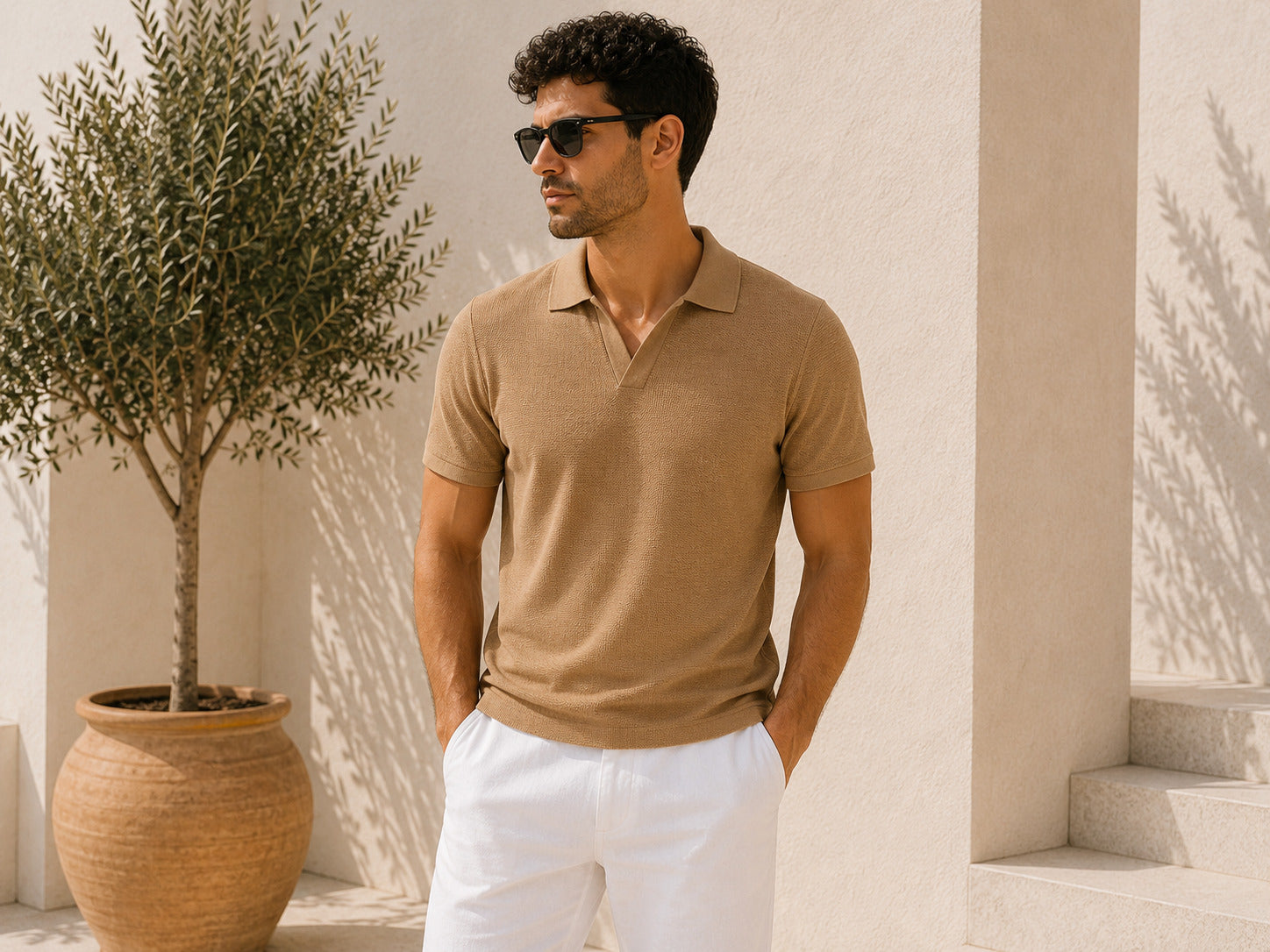 Ανδρικό Polo V Waffle MFG