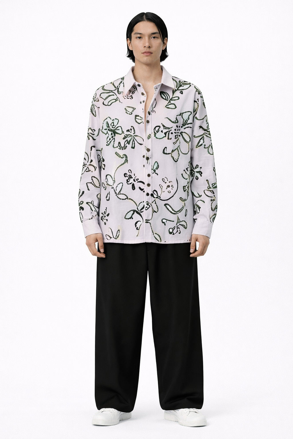 Ανδρικό Πουκάμισο Over Island Pattern MFG