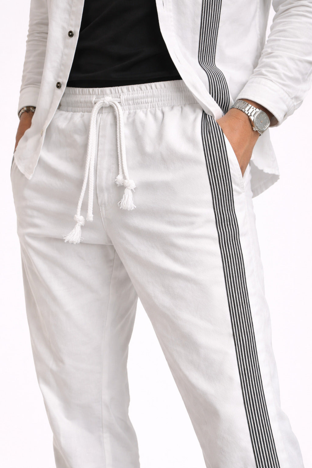 Ανδρικό Παντελόνι Relaxed Striped MFG