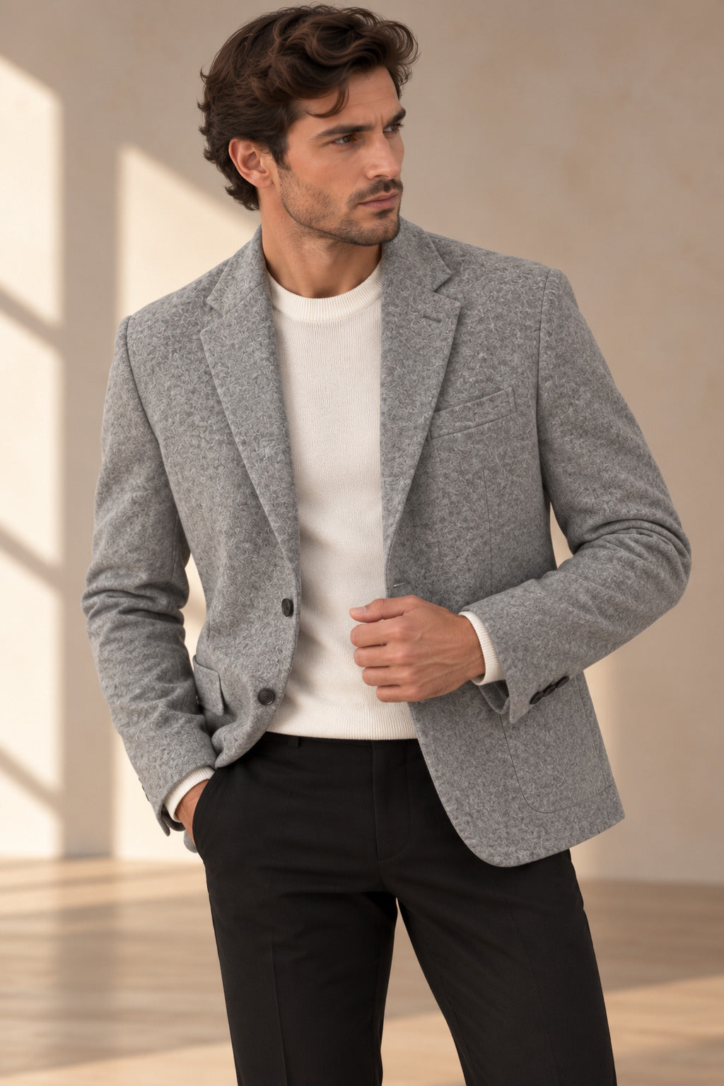 Ανδρικό Σακάκι Wool Melange MFG