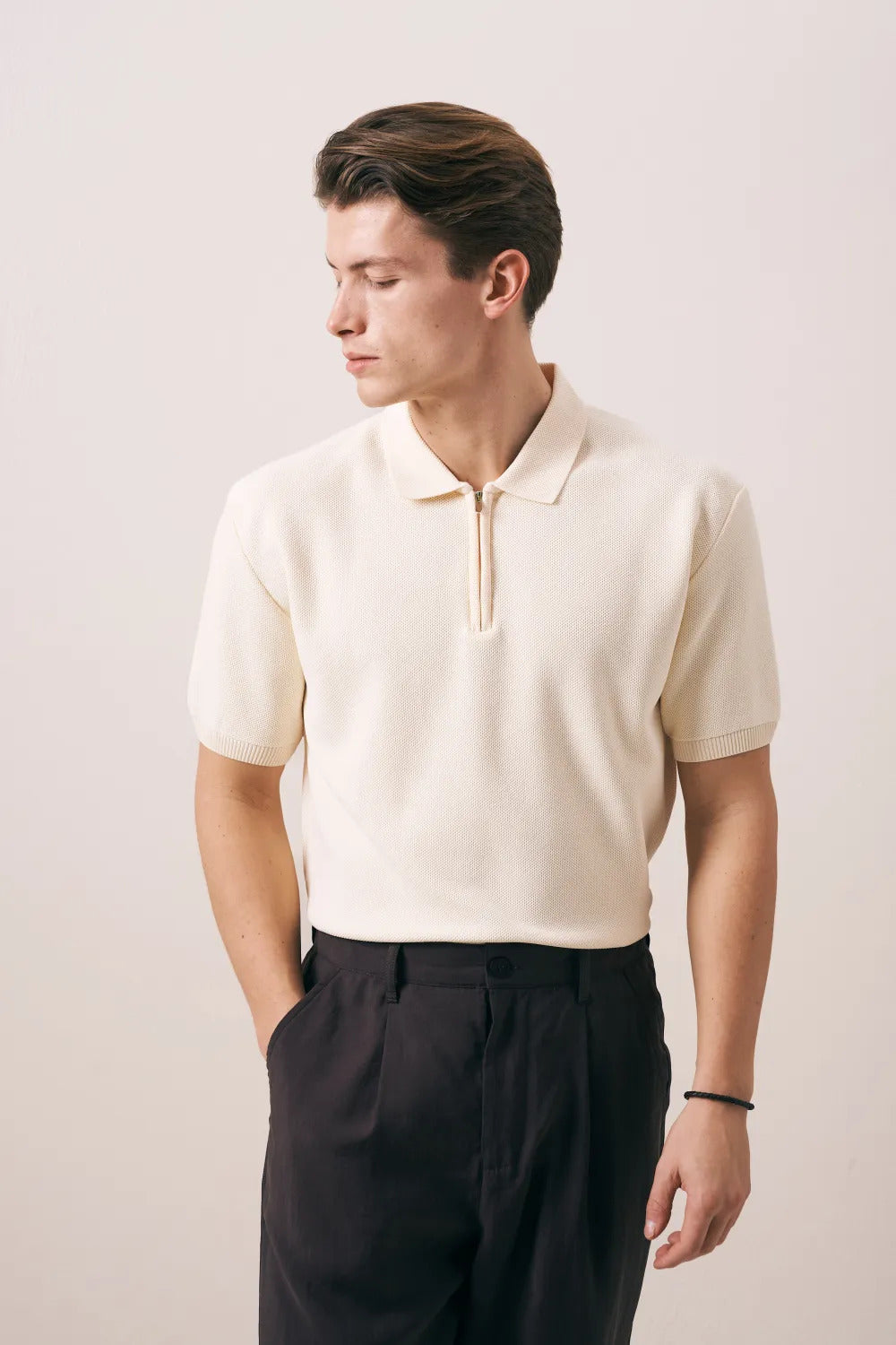 Ανδρική Polo Μπλούζα Zipper MFG
