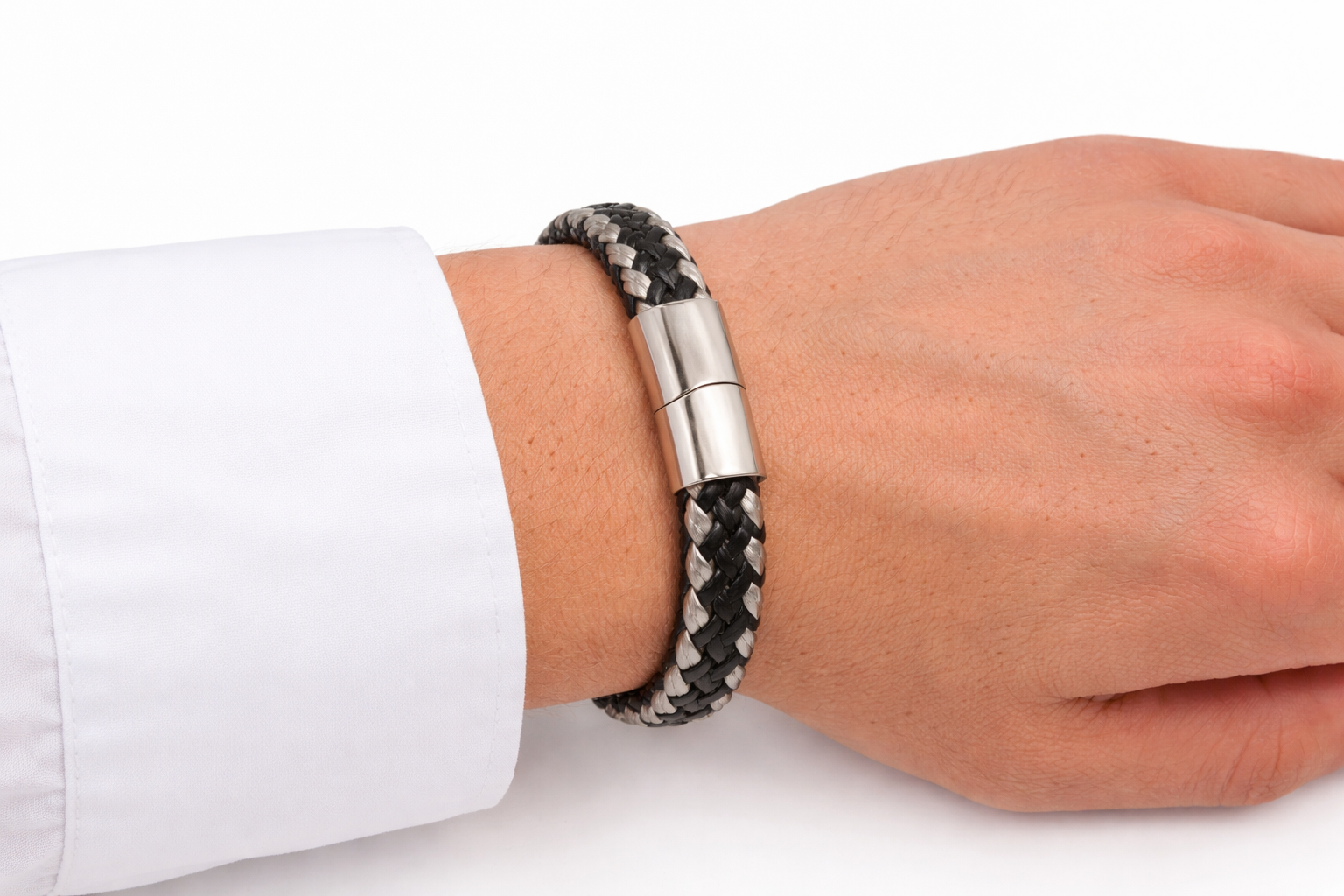 Ανδρικό Βραχιόλι Δερμάτινο Mix MFG