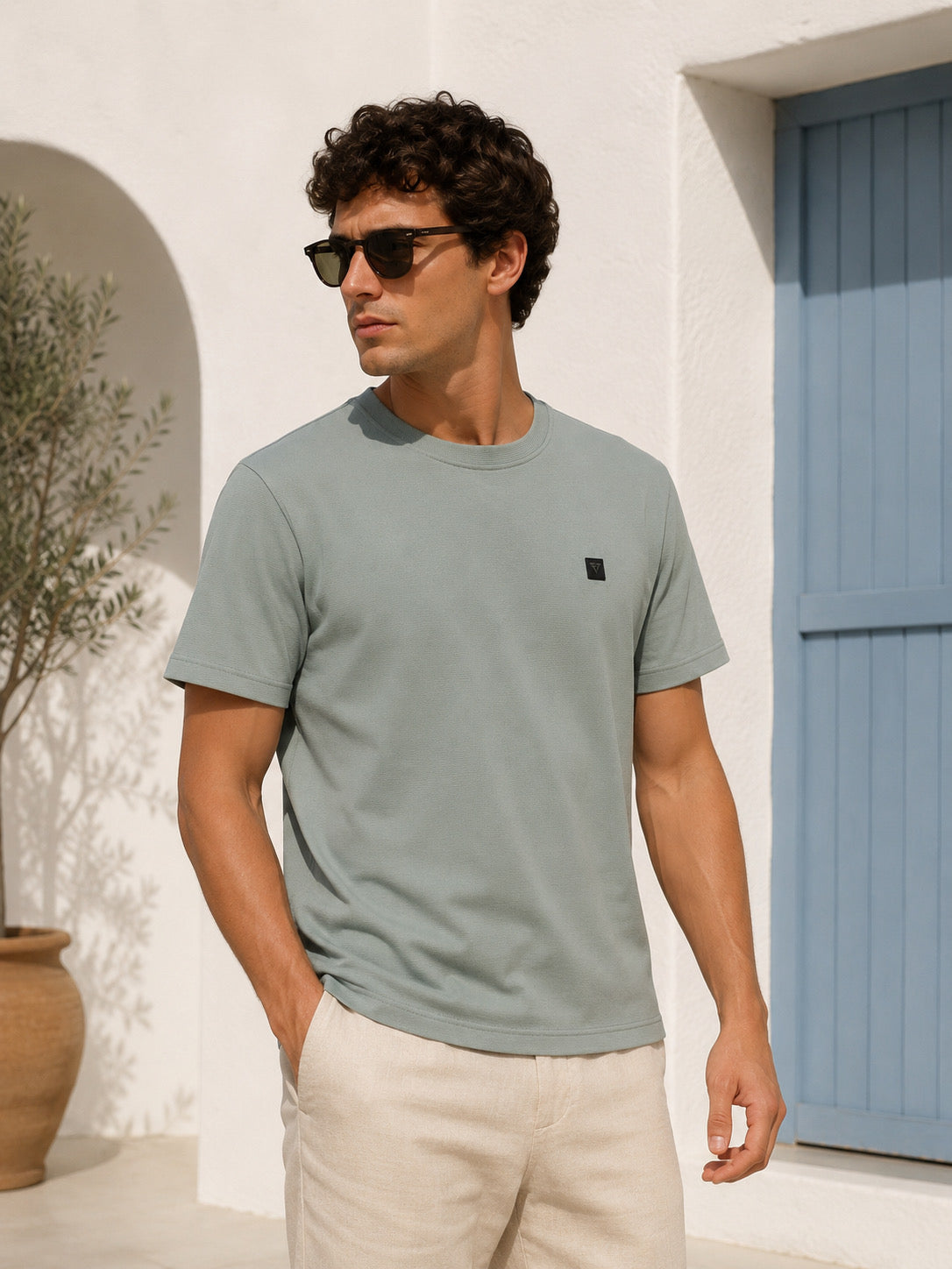Ανδρικό T-shirt Waffle MFG