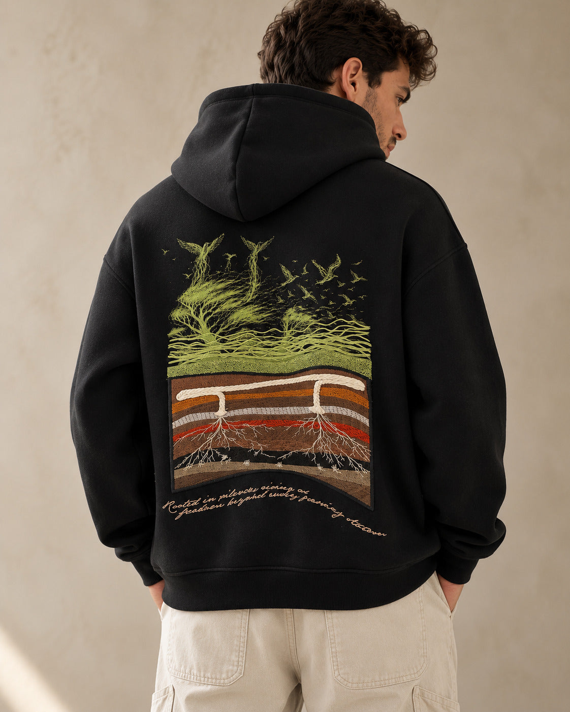 Ανδρικό Φούτερ Graphic Oversized 5307 MFG