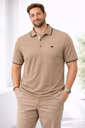 Ανδρική Μπλούζα Polo Waffle BigSize MFG
