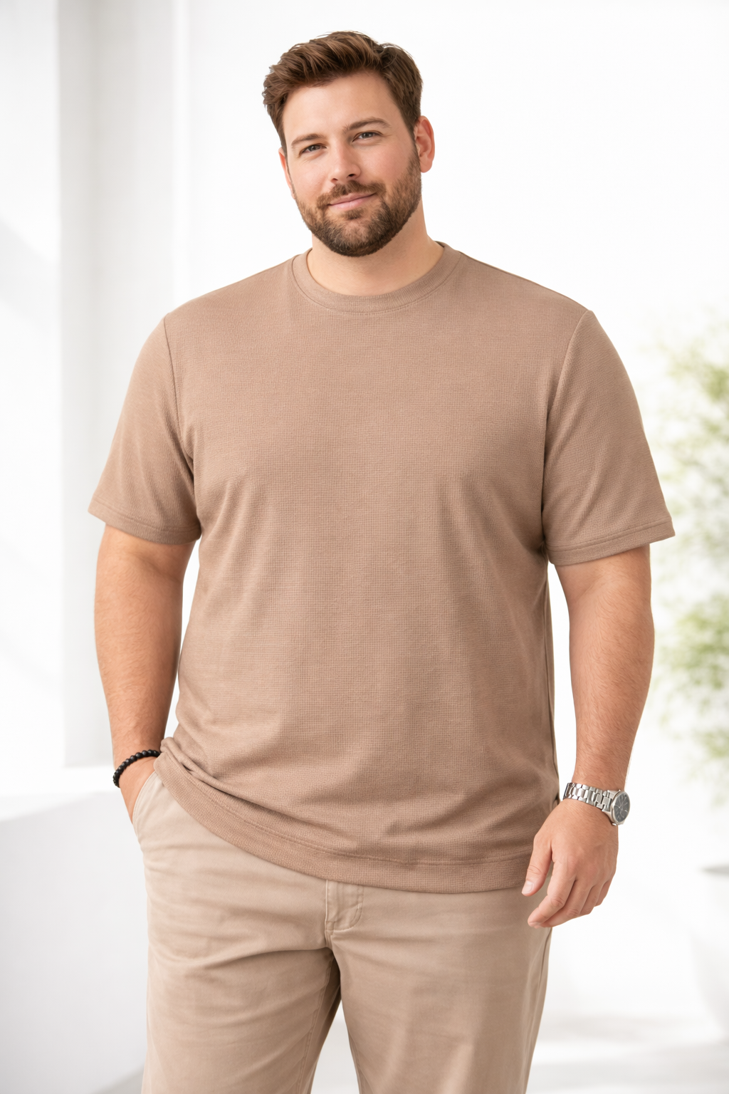 Ανδρικό T-shirt BigSize Waffle MFG