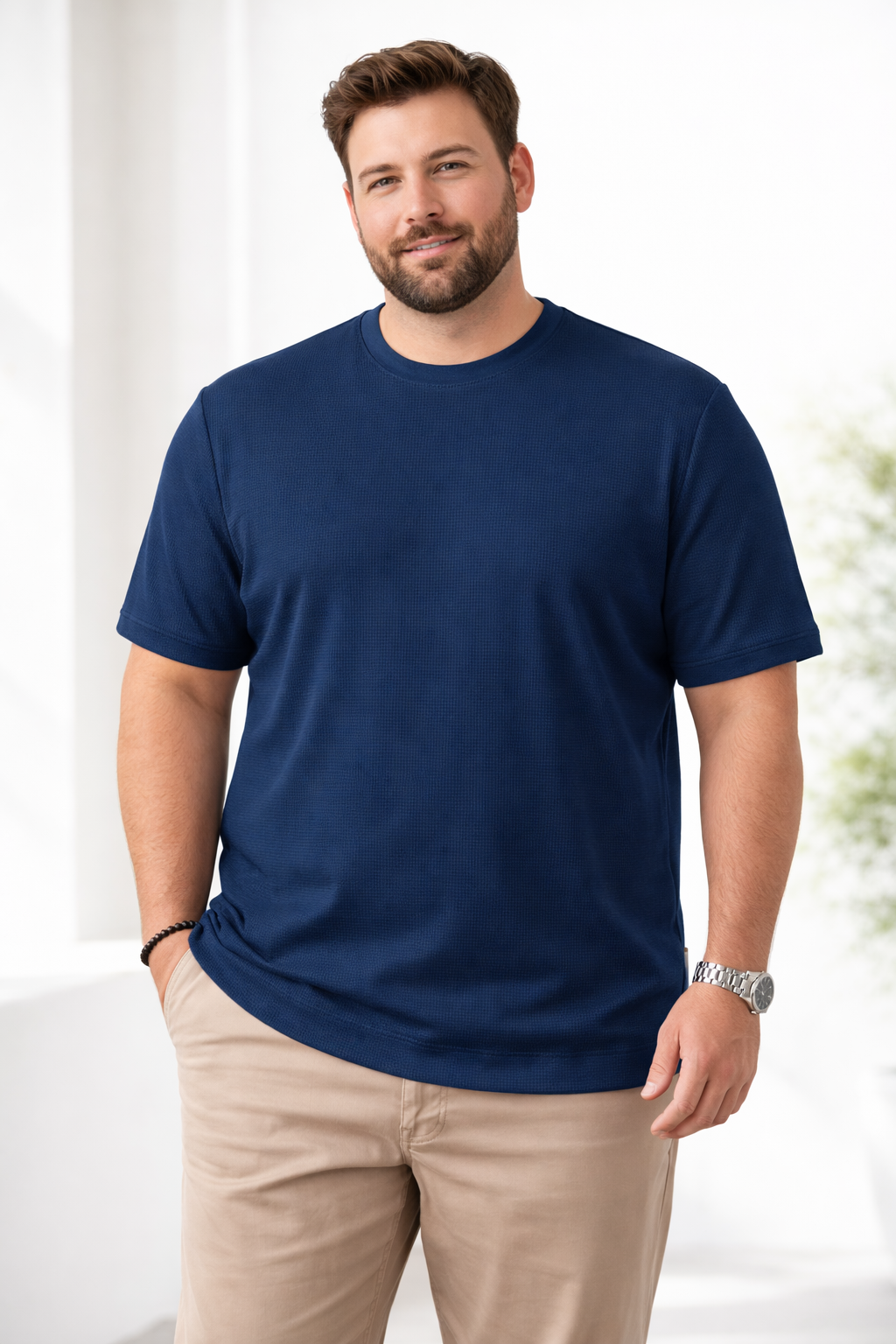 Ανδρικό T-shirt BigSize Waffle MFG