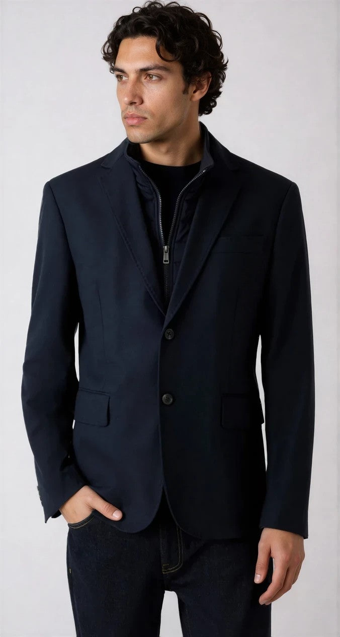 Ανδρικό Σακάκι FakeVest Πικέ MFG