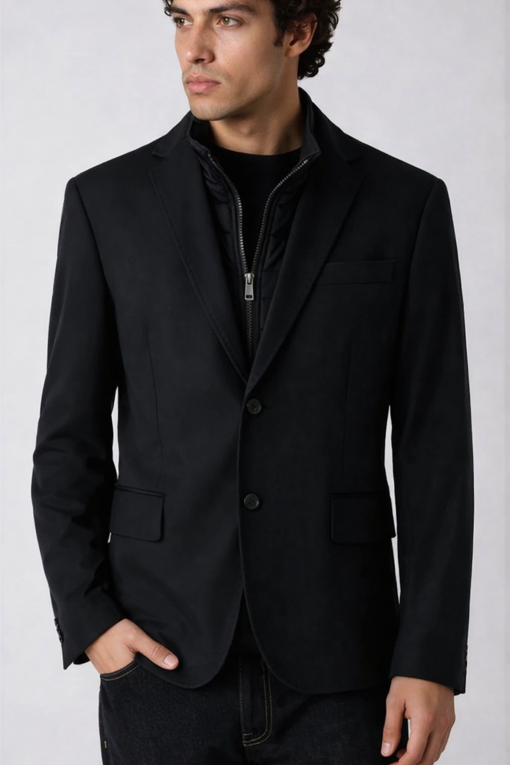 Ανδρικό Σακάκι FakeVest Πικέ MFG