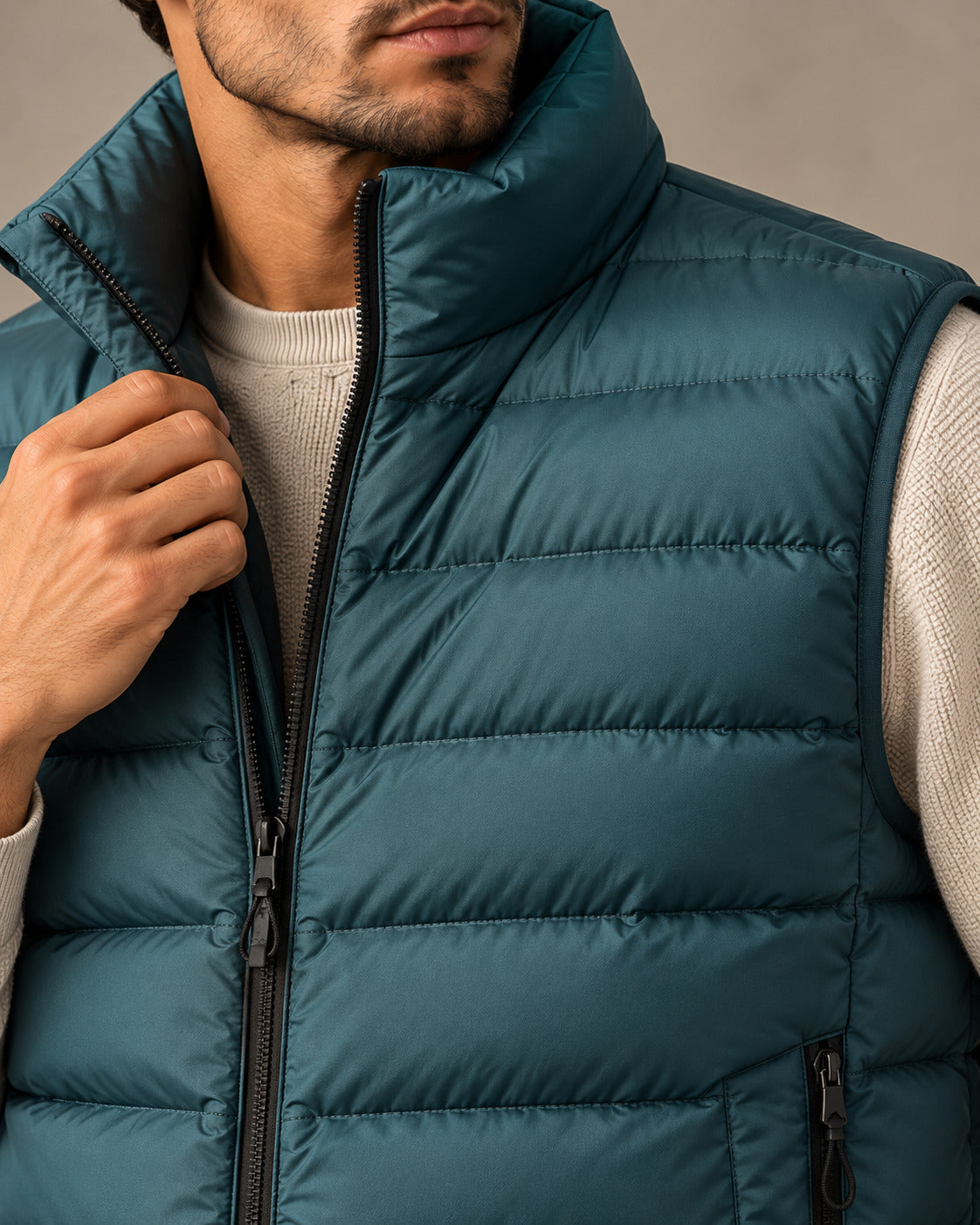 Ανδρικό Αμάνικο Μπουφάν Premium Puffer MFG