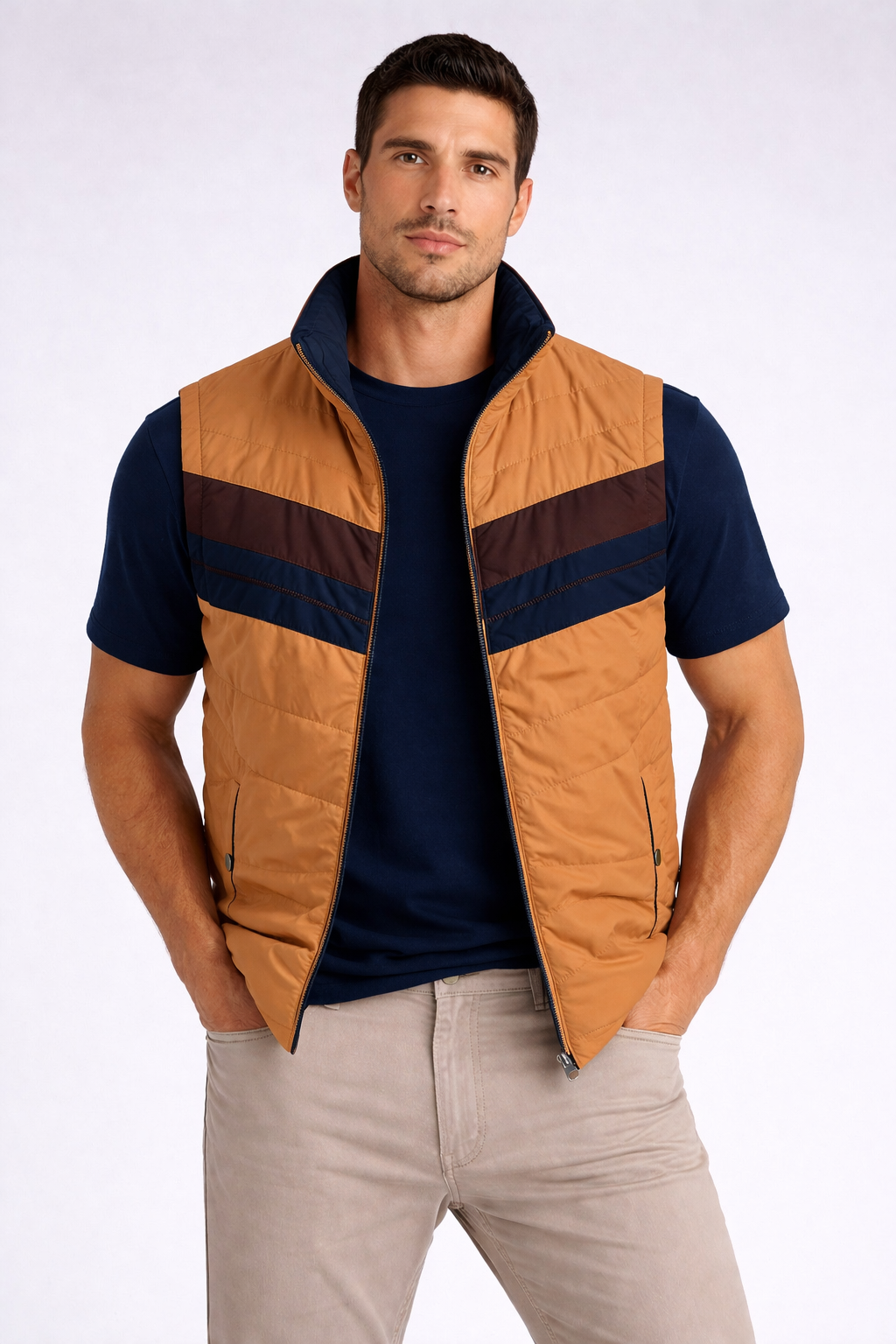 Ανδρικό Αμάνικο Μπουφάν Pattern MFG