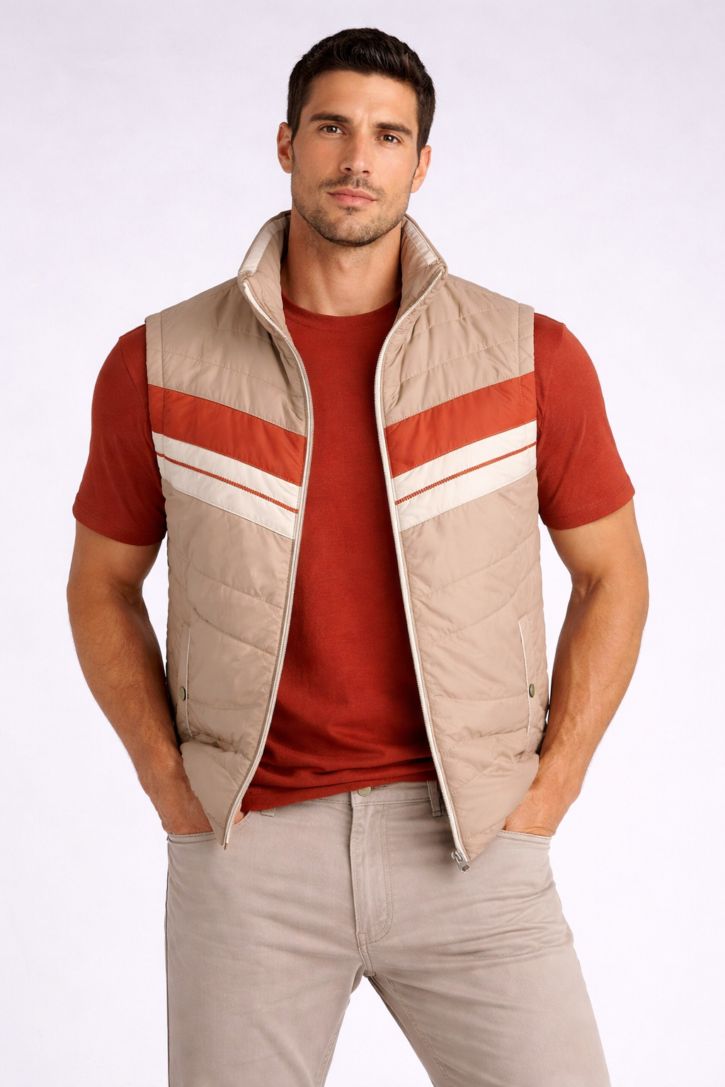 Ανδρικό Αμάνικο Μπουφάν Pattern MFG