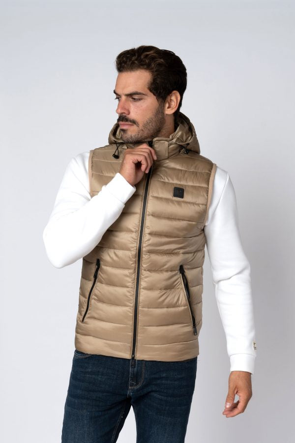Ανδρικό αμάνικο μπουφάν Zip MFG