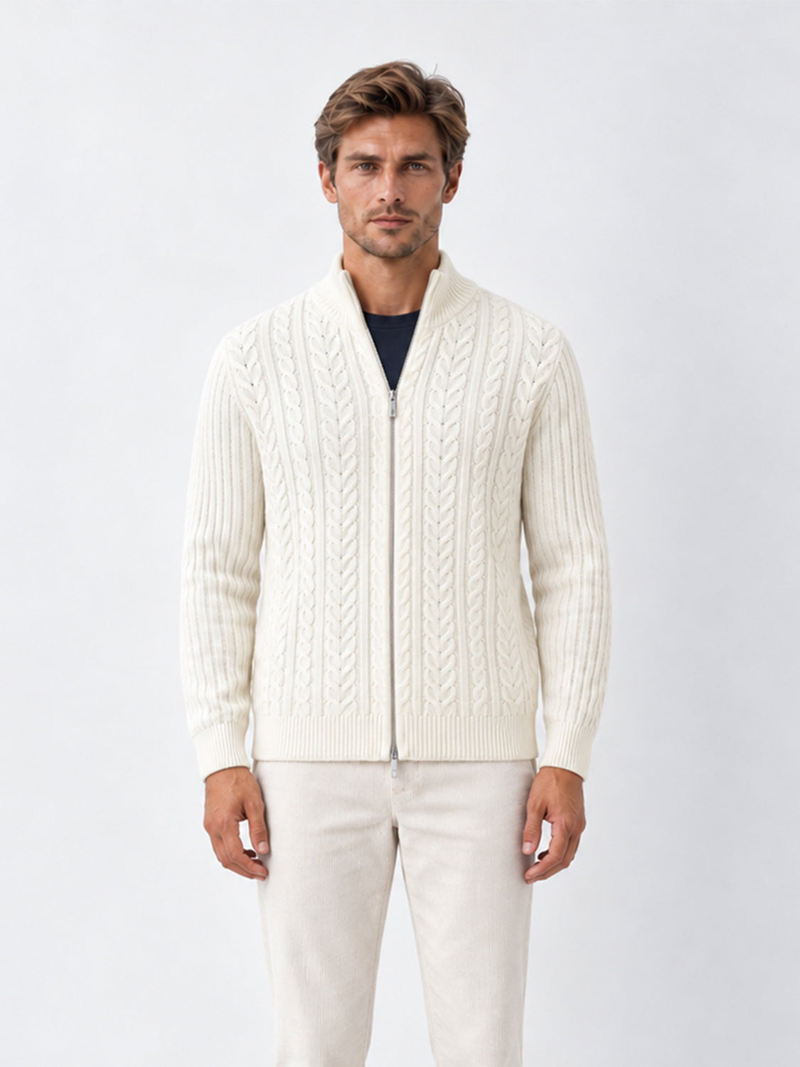 Ανδρική ζακέτα WoolBlend Ice XINT