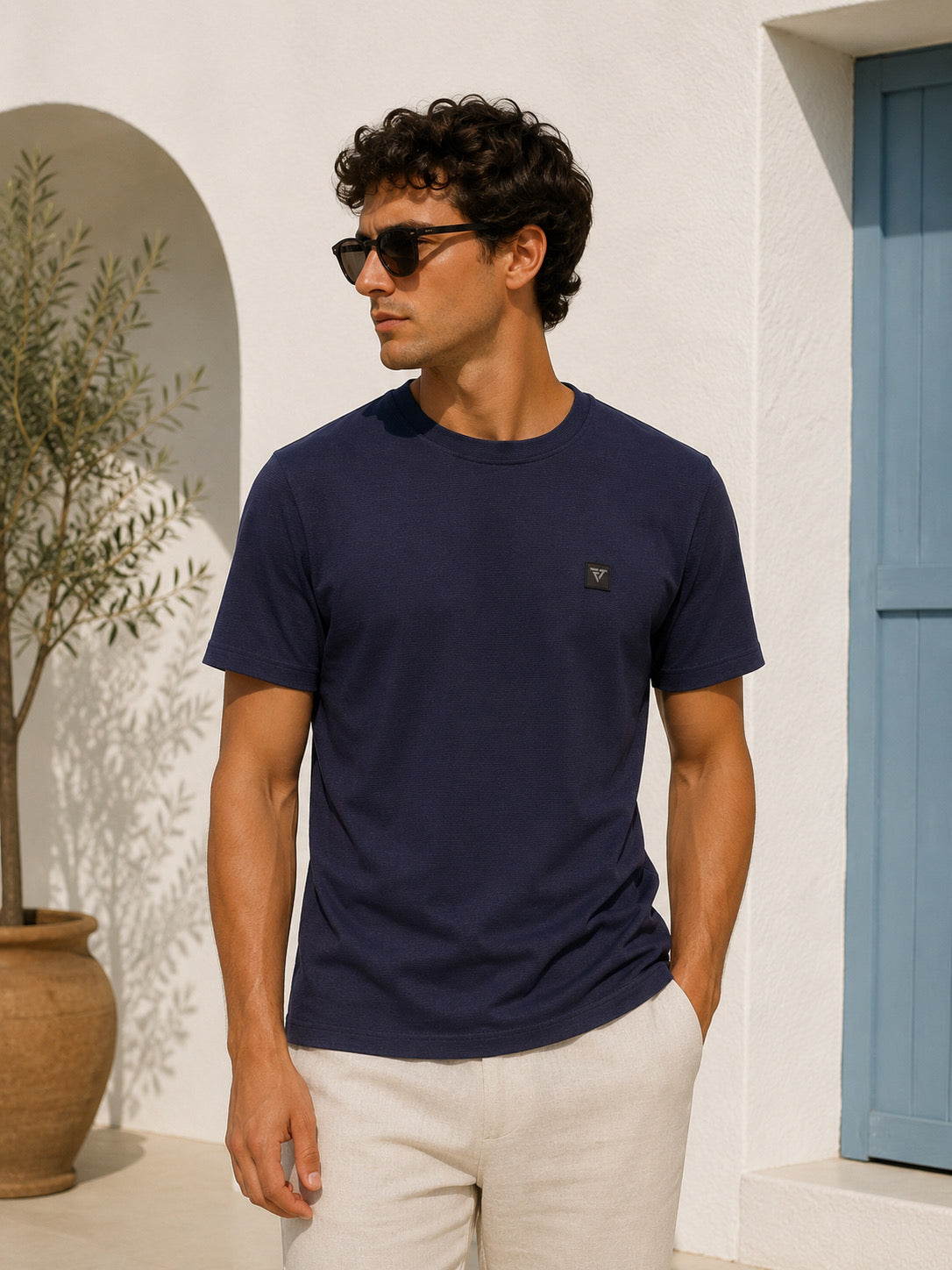 Ανδρικό T-shirt Waffle MFG