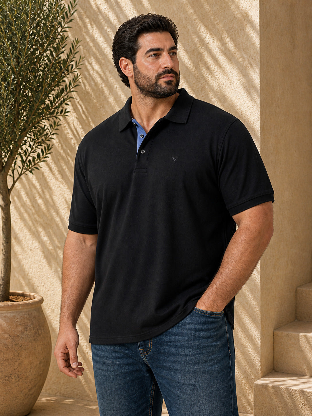 Ανδρικό Polo Simple Bigsize MFG