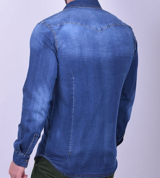 Ανδρικό Jean Πουκάμισο Classic MFG