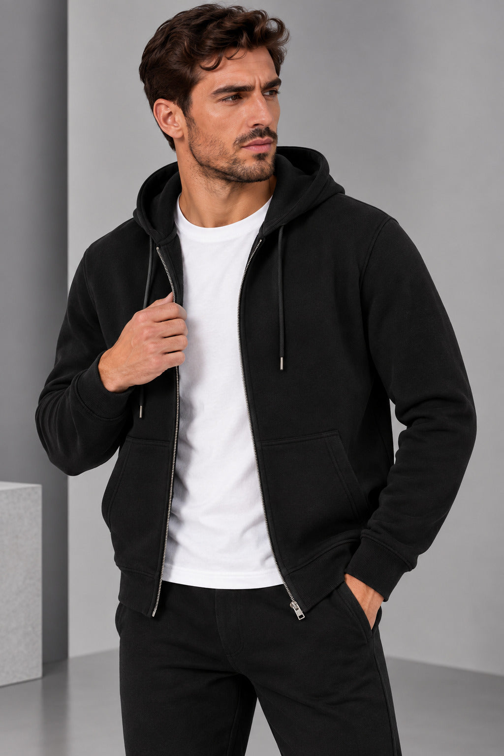 Ανδρική Φούτερ Ζακέτα Hoodie Simple MFG