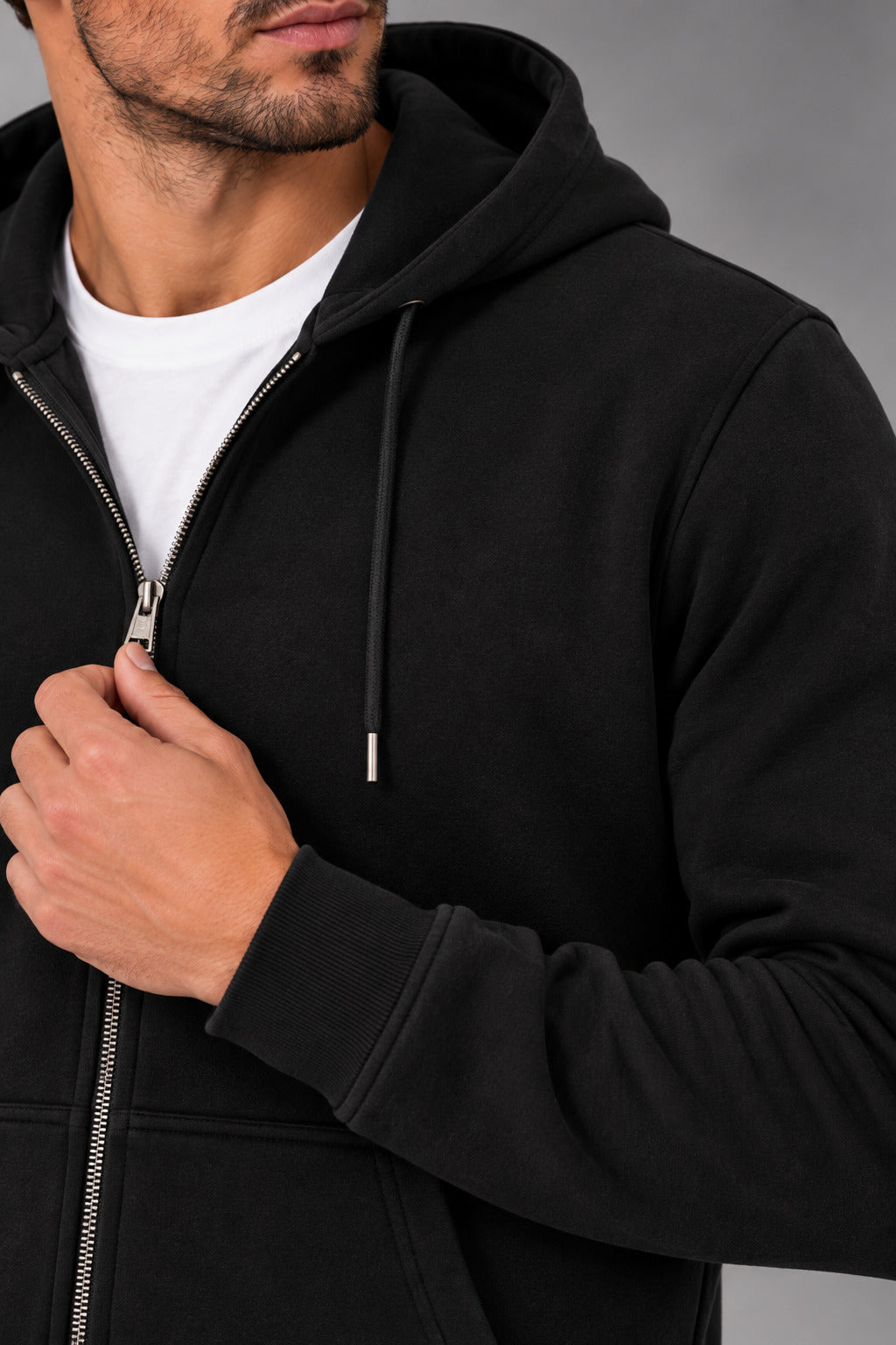 Ανδρική Φούτερ Ζακέτα Hoodie Simple MFG