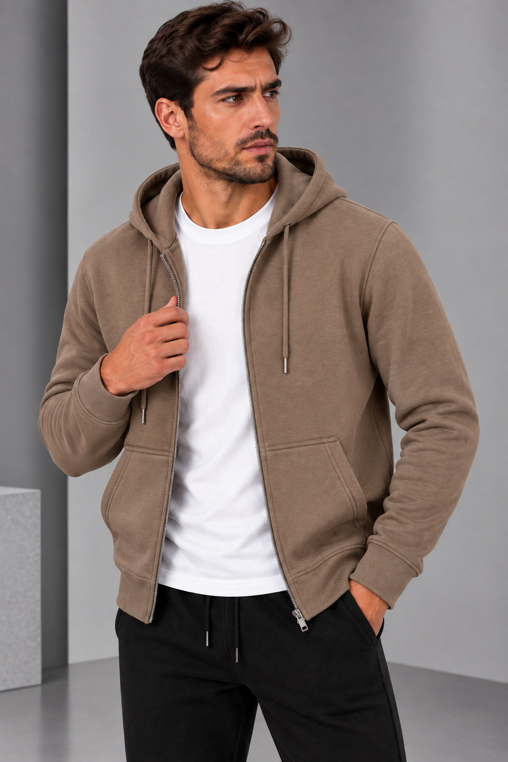 Ανδρική Φούτερ Ζακέτα Hoodie Simple MFG