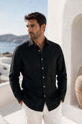 Ανδρικό Πουκάμισο Λινό Cycladic MFG