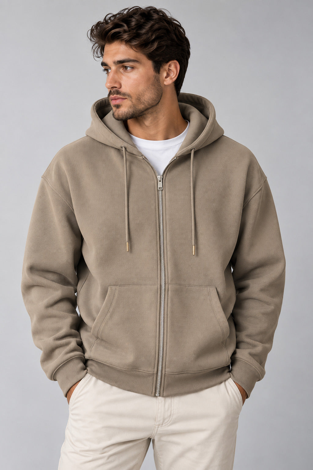 Ανδρική ζακέτα Hoodie Diagonal MFG