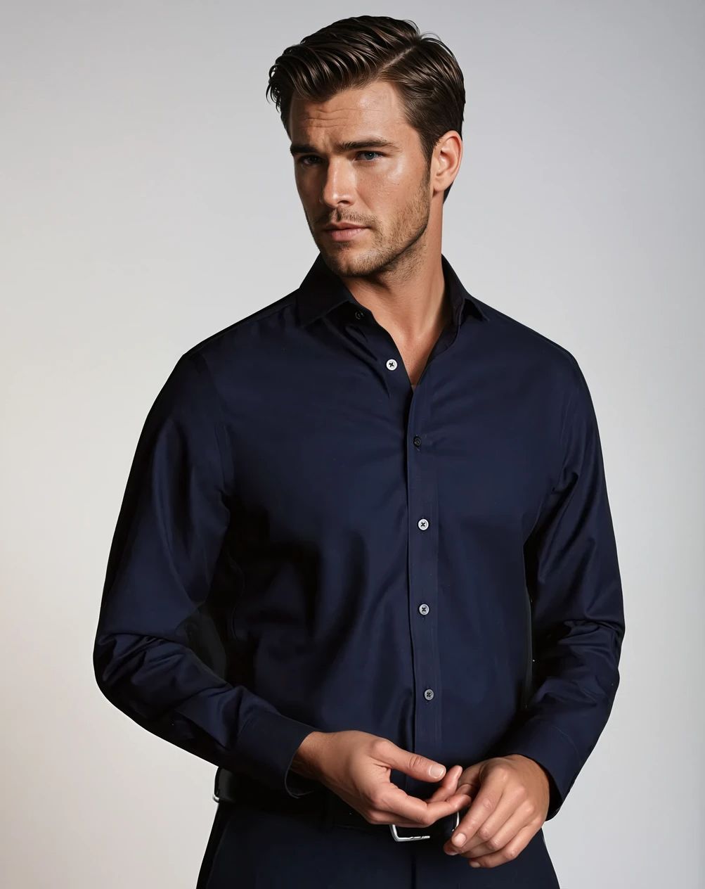 Ανδρικό Πουκάμισο Simple SlimFit MFG