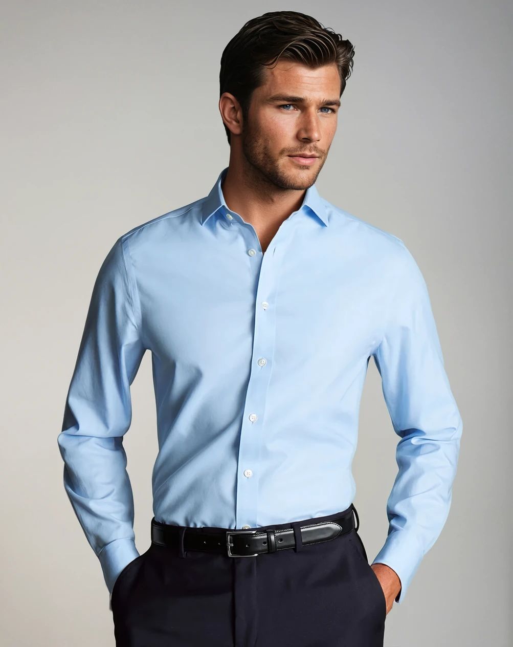 Ανδρικό Πουκάμισο Simple SlimFit MFG