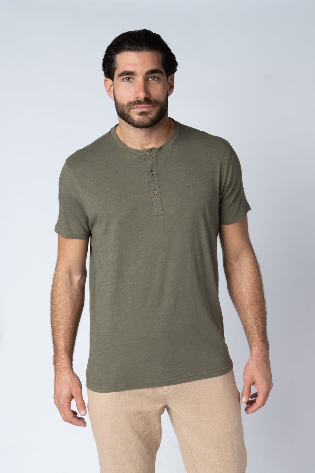 Ανδρικό T-shirt Placket MFG