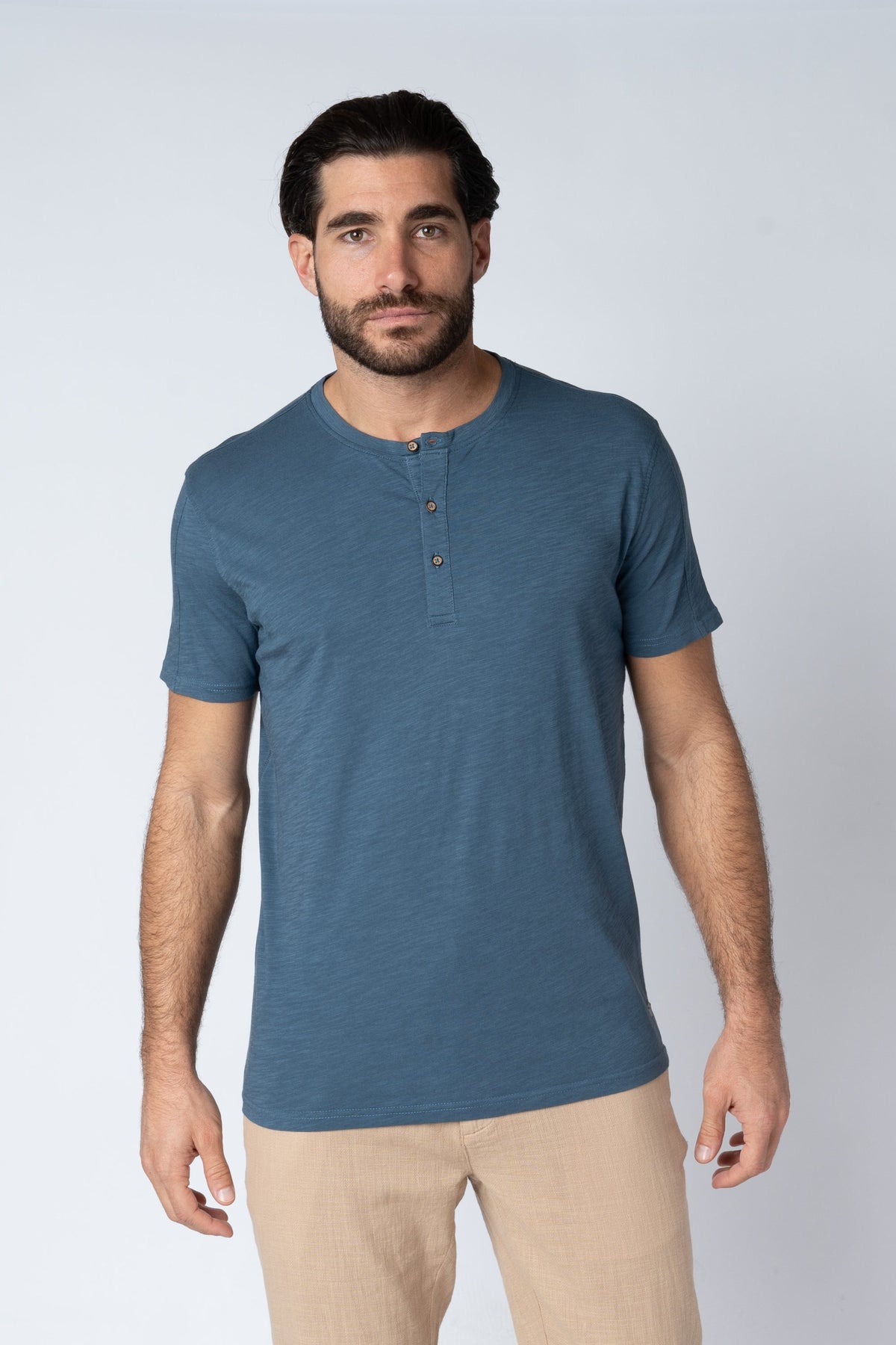 Ανδρικό T-shirt Placket MFG