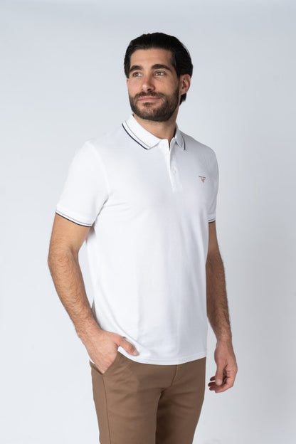 Άνδρικο Μπλουζάκι Polo Striped Collar MFG