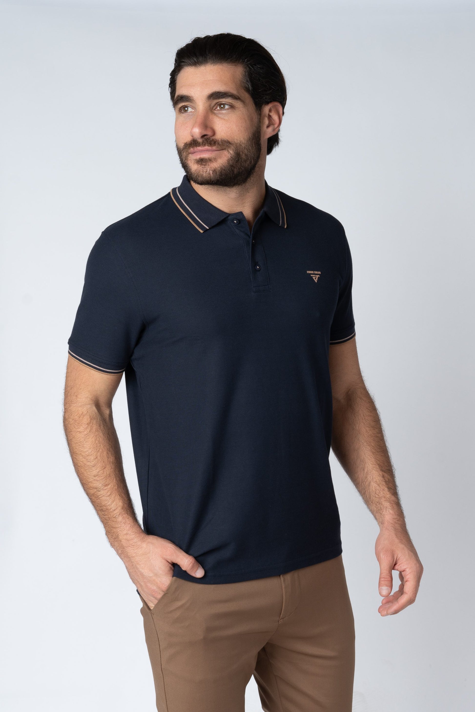 Ανδρικό Μπλουζάκι Polo Striped MFG