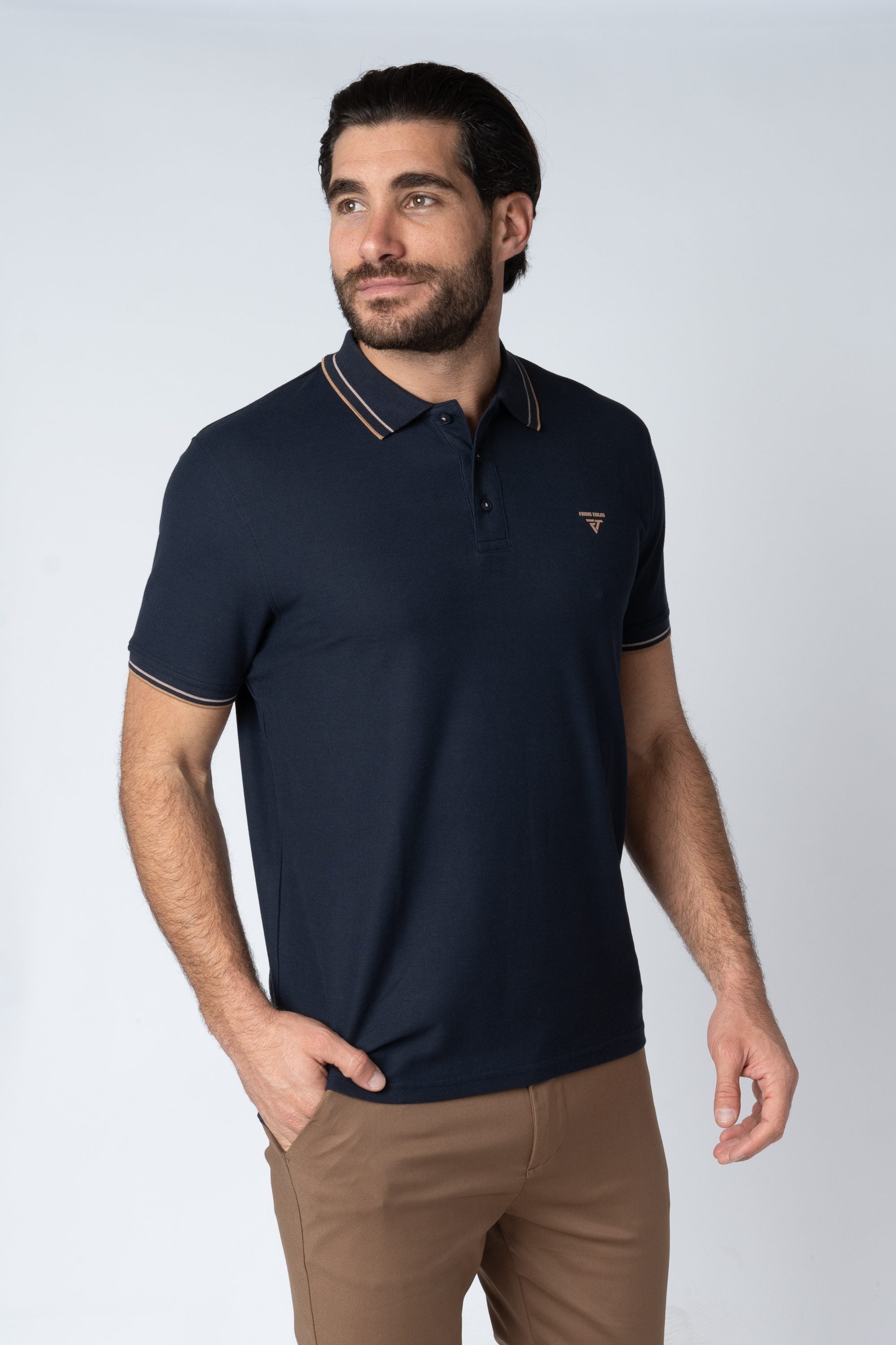 Ανδρικό Μπλουζάκι Polo Striped MFG