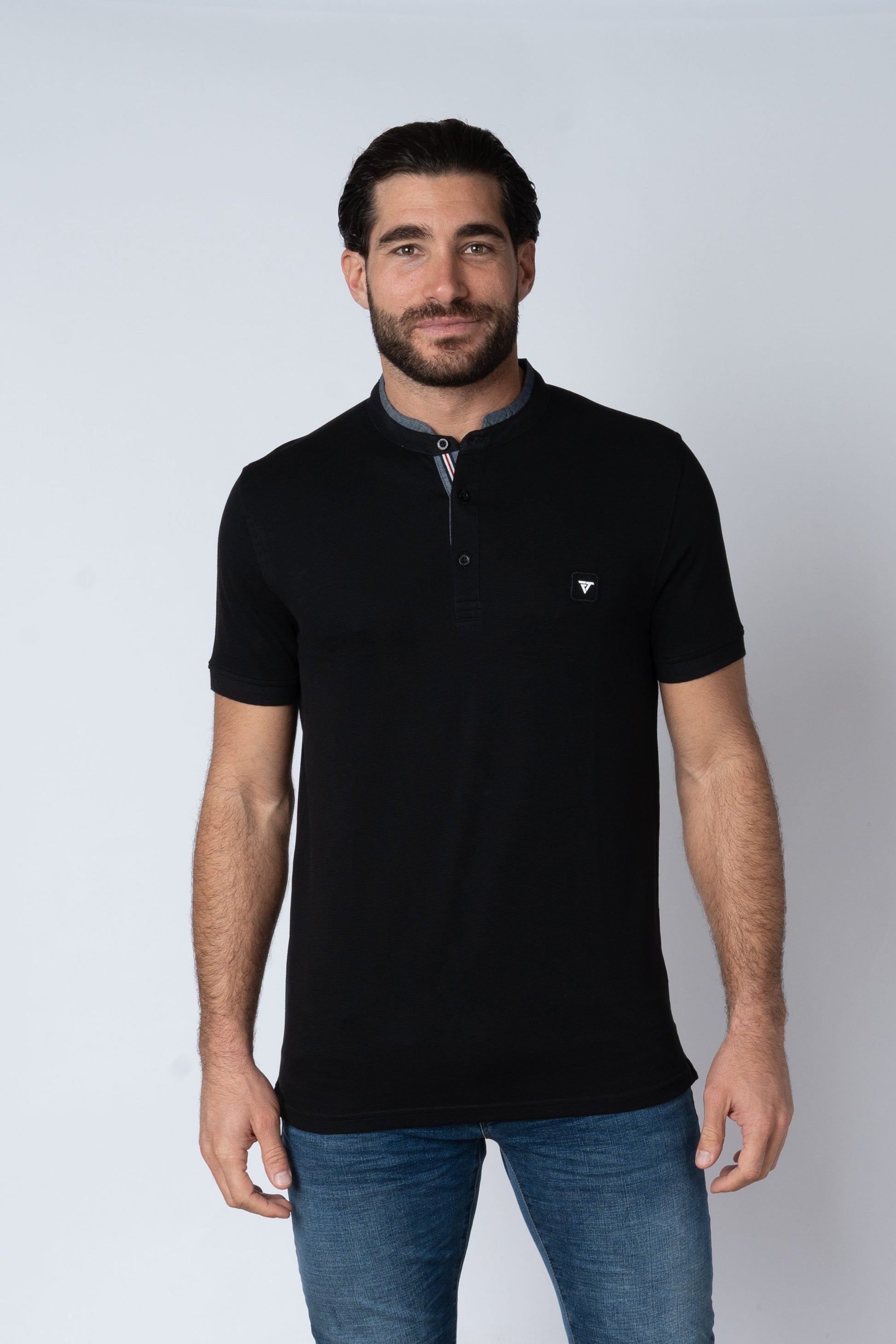 Ανδρική Μπλούζα Polo Μάο Waffle MFG