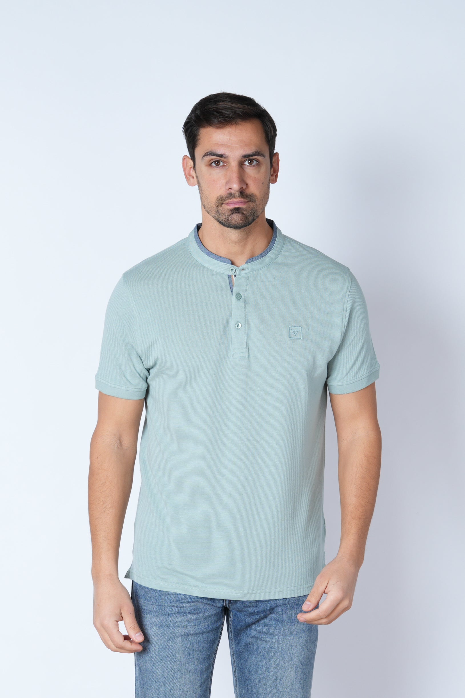 Ανδρική Μπλούζα Polo Μάο Waffle MFG