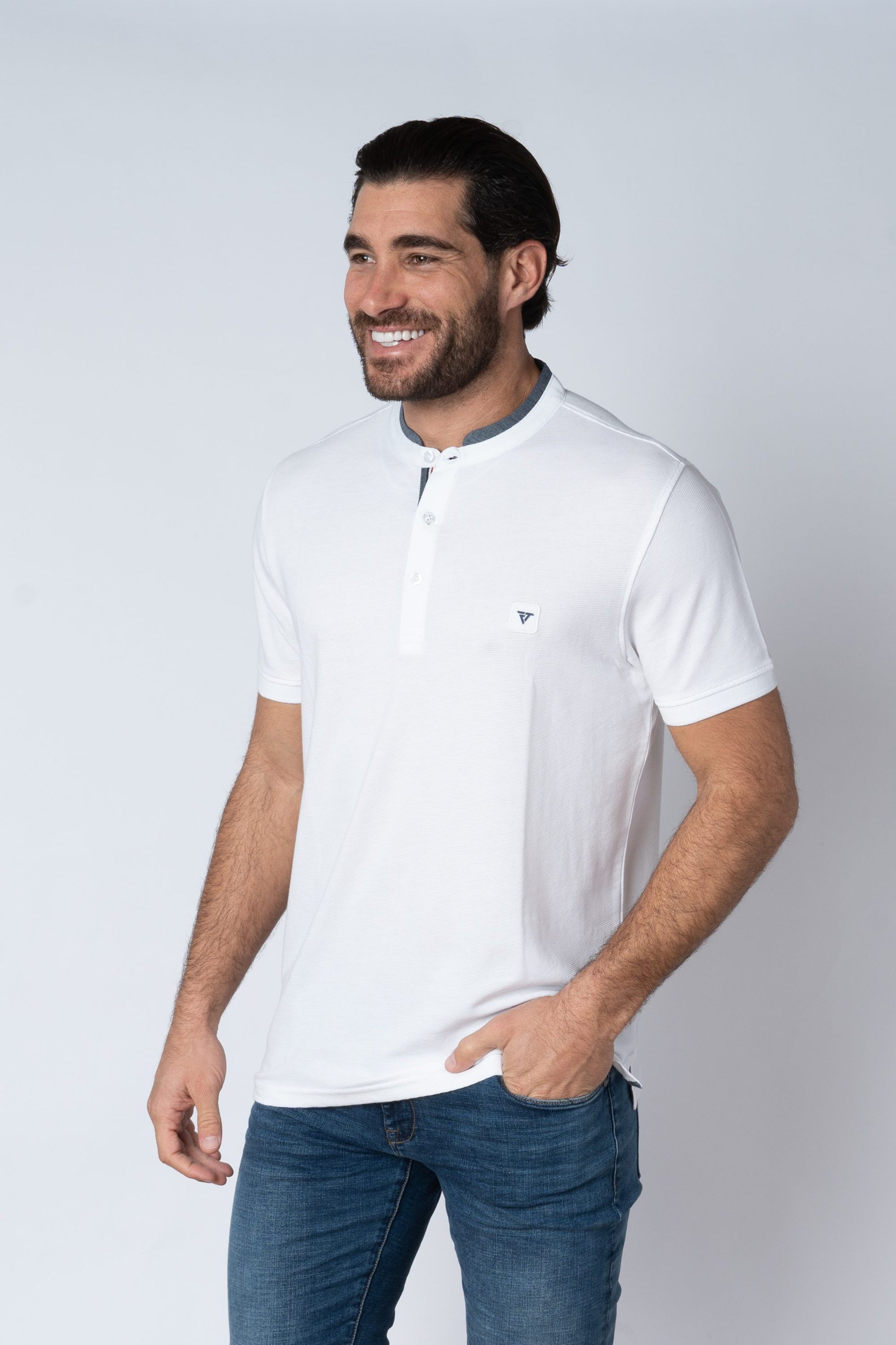 Ανδρική Μπλούζα Polo Μάο Waffle MFG