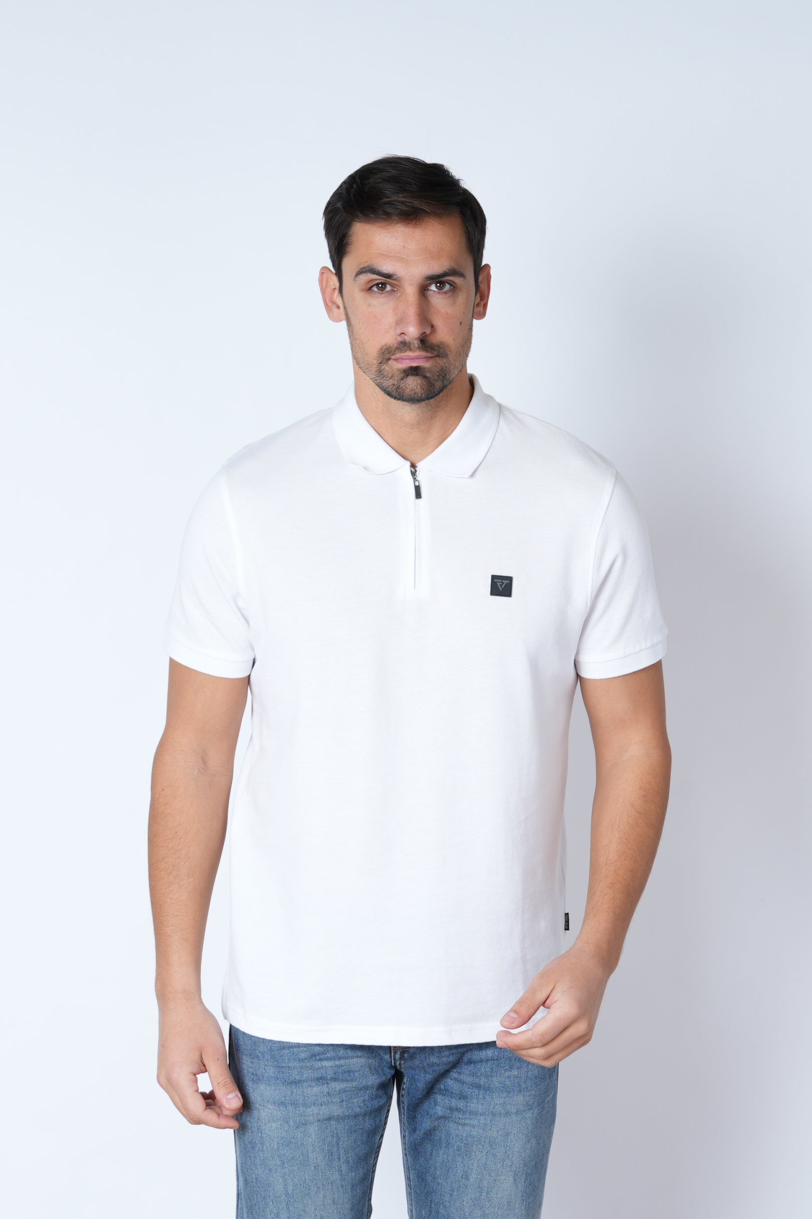 Ανδρικό Polo Μπλουζάκι Half-Zip Waffle MFG