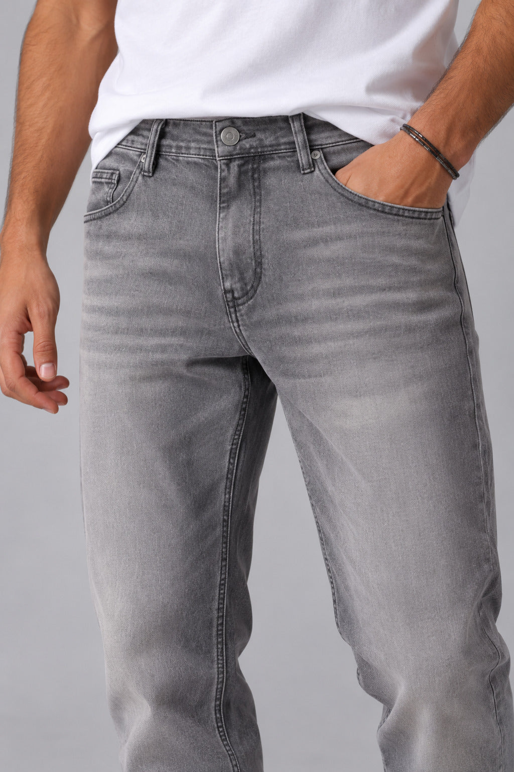 Ανδρικό Jean Παντελόνι LightGrey MFG