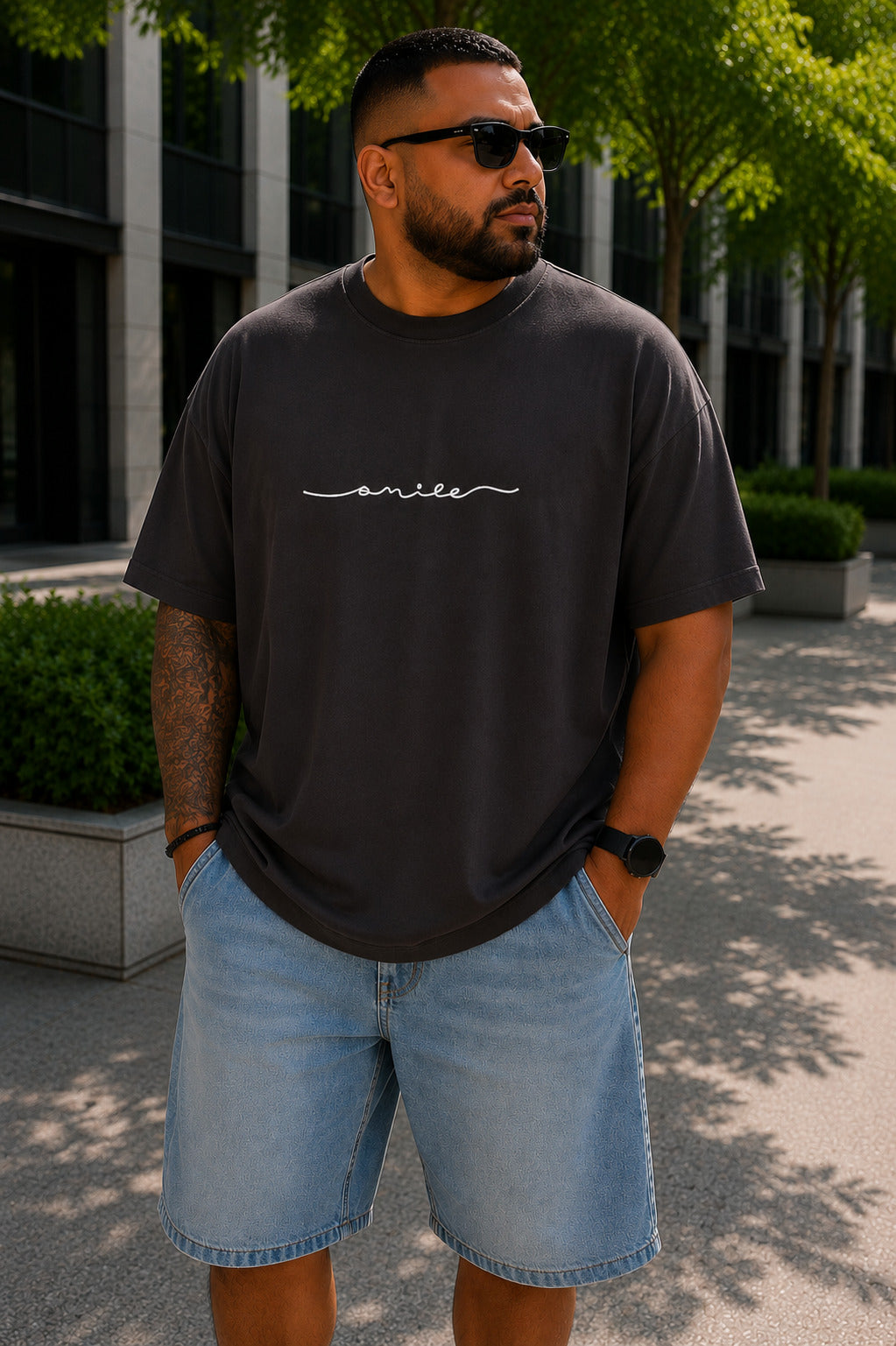 Ανδρικό T-shirt Minimal Bigsize MFG
